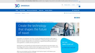 
                            2. Amadeus jobs: Careers in Technology - Amadeus.com