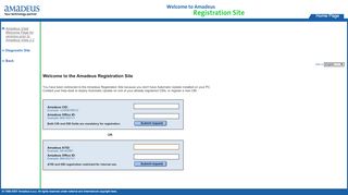 
                            8. Amadeus Security Gateway Registration Page