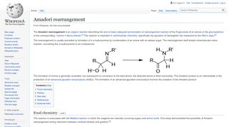 
                            2. Amadori rearrangement - Wikipedia