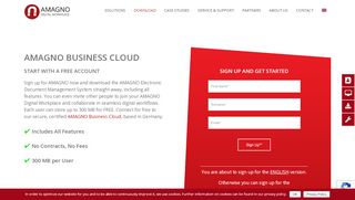 
                            2. AMAGNO Business Cloud Registration | AMAGNO