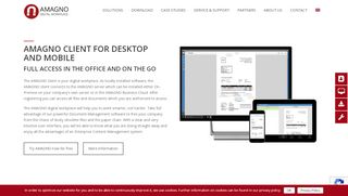 
                            6. AMAGNO Client for desktop and mobile