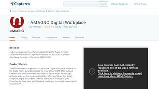 
                            4. AMAGNO Digital Workplace Reviews and Pricing - 2019