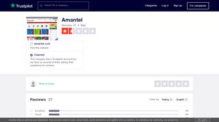 
                            9. Amantel Reviews | Read Customer Service Reviews of amantel.com