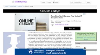 
                            8. Amarillo College, Amarillo, TX (2019)