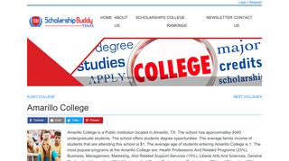 
                            8. Amarillo College Scholarships - Texas Students are Eligible