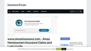 
                            5. Amax Homeowners Insurance Claims and Login Guide