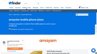 
                            3. amaysim mobile phone plans compared August 2019 | finder ...