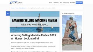 
                            4. Amazing Selling Machine Review 2019: [An Honest Look at ...