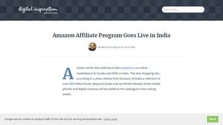 
                            7. Amazon Affiliate Program Available for Websites in …