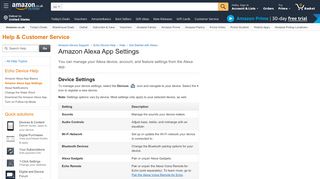 
                            4. Amazon Alexa App Settings - Amazon.co.uk Help