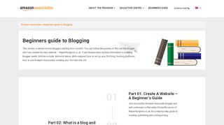 
                            7. Amazon Associates – Beginners guide to Blogging