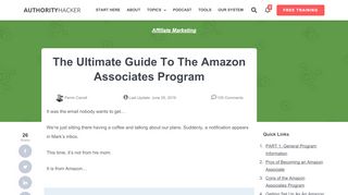 
                            9. Amazon Associates Program Guide [2019 Edition]