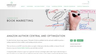 
                            4. Amazon Author Central and Optimization - Greenleaf Book Group