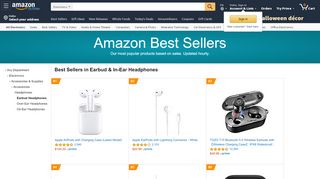 
                            2. Amazon Best Sellers: Best Earbud & In-Ear Headphones - Amazon.com