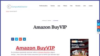 
                            5. Amazon BuyVIP como comprar e receber no Brasil