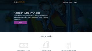 
                            1. Amazon Career Choice