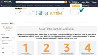 
                            9. Amazon Cares @ Amazon.in