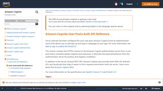 
                            11. Amazon Cognito User Pools Auth API Reference - Amazon ...