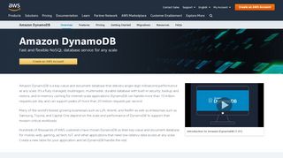
                            3. Amazon DynamoDB - Overview