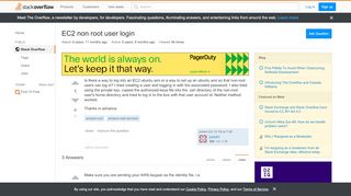 
                            3. amazon ec2 - EC2 non root user login - Stack …
