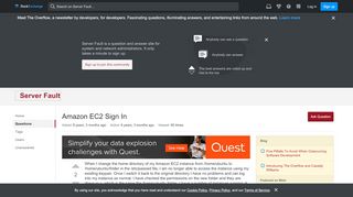 
                            5. Amazon EC2 Sign In - Server Fault