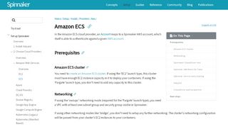 
                            5. Amazon ECS - Spinnaker