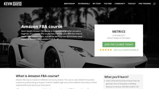 
                            2. Amazon FBA Course | Kevin David