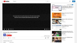 
                            6. Amazon-flex login problems - YouTube