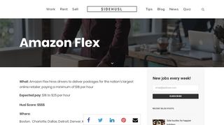 
                            9. Amazon Flex Review | How it Works & What To Expect