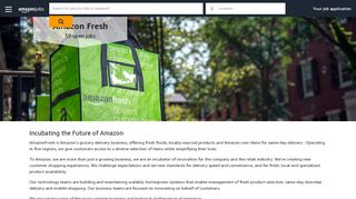 
                            5. Amazon Fresh | Amazon.jobs