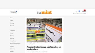 
                            2. Amazon India signs up abof as seller on marketplace