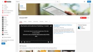 
                            6. Amazon KDP - YouTube