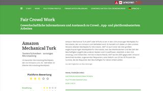 
                            7. Amazon Mechanical Turk | Fair Crowd Work