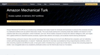 
                            10. Amazon Mechanical Turk