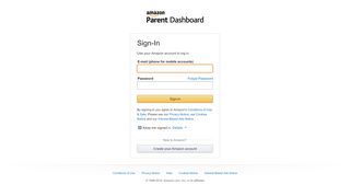 
                            7. Amazon Parent Dashboard - Amazon UK