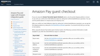 
                            8. Amazon Pay guest checkout | Amazon Pay