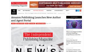 
                            8. Amazon Publishing Launches New Author and Agent Portal | The ...