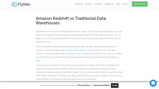 
                            4. Amazon Redshift vs Traditional Data Warehouses - FlyData