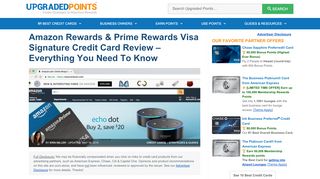 
                            7. Amazon Rewards & Prime Rewards Visa Signature Credit Card ...