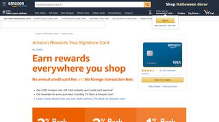 
                            10. Amazon Rewards Visa Signature Card: Credit ... - Amazon.com