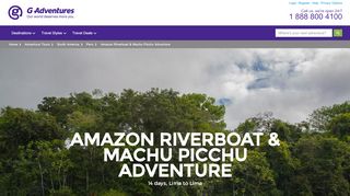 
                            3. Amazon Riverboat & Machu Picchu Adventure - …