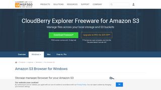 
                            6. Amazon S3 Browser for Windows | CloudBerry Explorer by ...