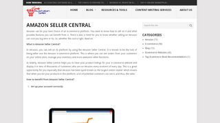 
                            7. Amazon Seller Central - Australian Seller