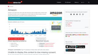 
                            5. Amazon UK down? Current status and problems | Downdetector