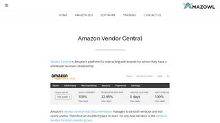 
                            5. Amazon Vendor Central Guide | Amazowl