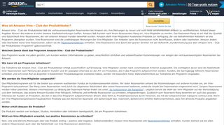 
                            2. Amazon Vine - Club der Produkttester Programm - Amazon.de