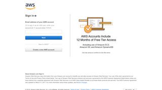 
                            5. Amazon Web Services Sign-In - AWS - Amazon.com