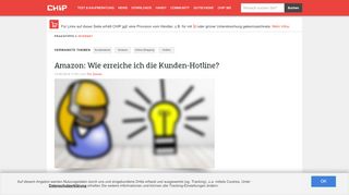 
                            7. Amazon: Wie erreiche ich die Kunden-Hotline? - CHIP