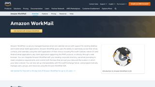 
                            2. Amazon WorkMail – Amazon Web Services