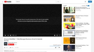 
                            7. Amazon WorkMail - youtube.com